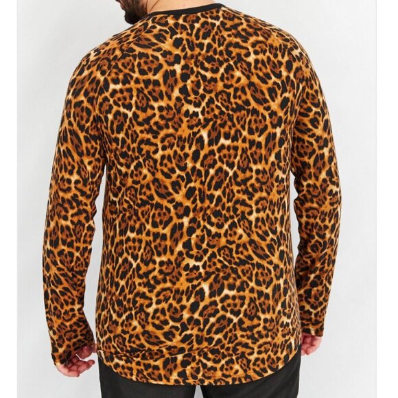 Natori Animal Print Long Sleeve T-Shirt M - Picture 3 of 11